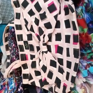 Kate Spade On Purpose canvas bow tote